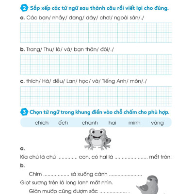 Bài Tập Bổ Trợ Tiếng Việt Cơ Bản Và Nâng Cao Lớp 1 - Tập 2