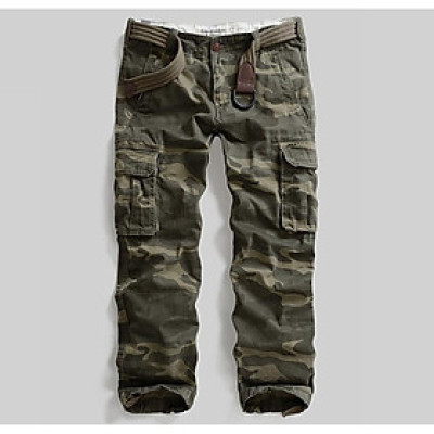 Quần dài túi hộp_có kèm thắt lưng_dã ngoại