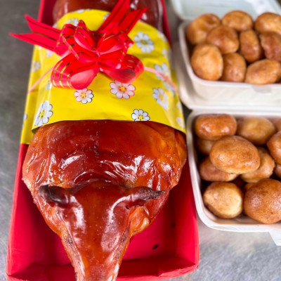 Bột tỏi 500gr Hoà Ký thơm tròn vị tỏi nguyên chất