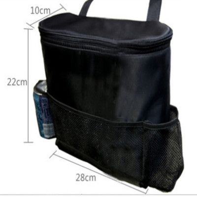 Túi đựng đồ lạnh du lịch trên ô tô(Đen) - túi đựng đồ ô tô, túi treo xe ô tô - 206066 -