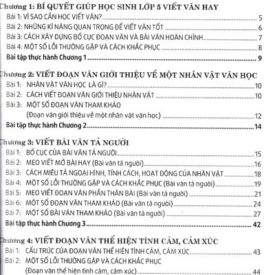 Viết văn không khó bí kíp chinh phục Tiếng Việt 5 (Dùng chung cho các bộ SGK)