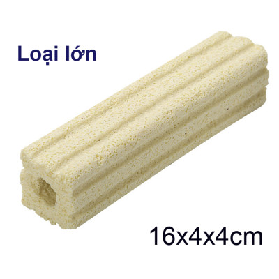 16 Thanh sứ lọc hoa mai LOẠI TO 16X4X4cm vật liệu lọc nước bể cá cao cấp 