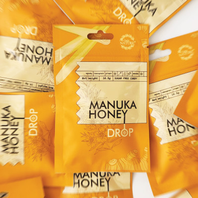 Kẹo Gừng Mật Ong Manuka Only Nature 16.5gr Phiên Bản Mới (5 viên/ Túi)
