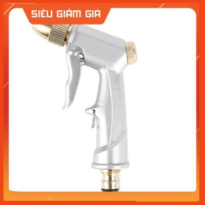 Bộ dây vòi xịt nước rửa xe, tưới cây . tăng áp 3 lần, loại 7m, 10m 206701 đầu đồng, cút đồng