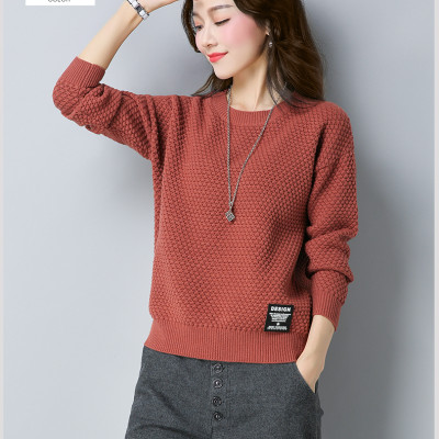 Áo len nữ cổ tròn dài tay, chất len dày dặn, hàng nhập cao cấp Al46