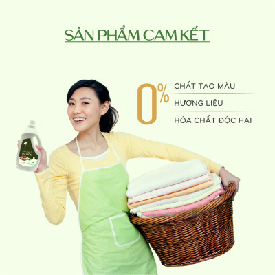 Nước Giặt Xả Hữu Cơ Bồ Hòn ECOCARE 1L-2L-4L Tinh Dầu Hoa Bưởi, Sạch Khuẩn, Dịu Nhẹ Với Mọi Làn Da, Hương Thơm Mát