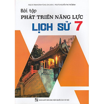 Sách - Bài tập phát triển năng lực Lịch sử 7