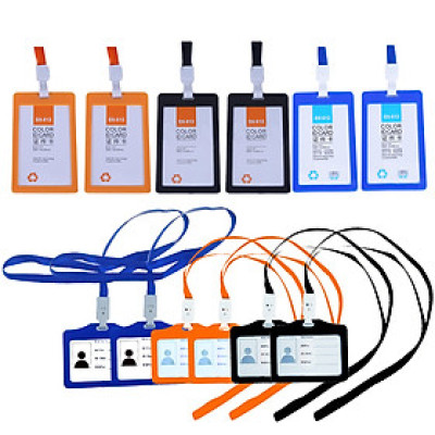 Combo 12 dây đeo thẻ ngang đứng học sinh nhân viên văn phòng