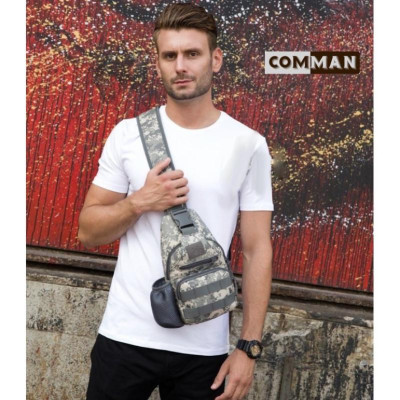 Túi đeo chéo COMMAN_có sạc_chống nước