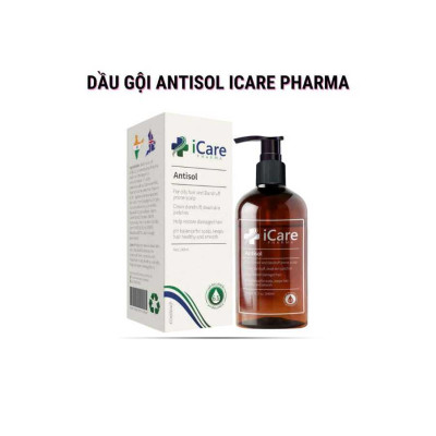 Dầu Gội iCare Antisol Sạch Gàu Chiết Xuất Dược Liệu Sạch Gàu, Giảm Ngứa, Chống Rụng, Cân Bằng Độ PH