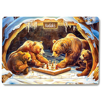 Xếp hình Tia Sáng Nhà Gấu đấu cờ  (48 Mảnh Ghép)