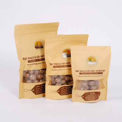 Hạt macca sấy nứt vỏ VIETCROP 450gr