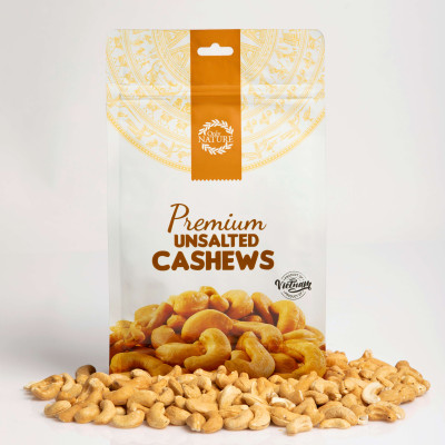 Hạt Điều Rang Không Muối Only Nature 200gr / Túi Hàng Việt Nam Xuất Khẩu