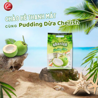 Thạch Pudding Cherish Vị Dừa 405G