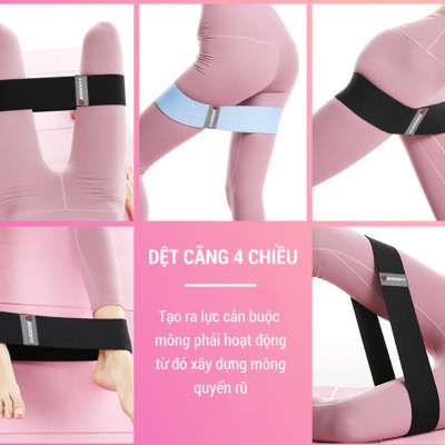 Dây mini band kháng lực tập gym, tập mông GoodFit GF912MB