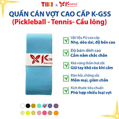 Quấn Cán Vợt KINGTEK K-G5S | Overgrip Cao Cấp Cho Pickleball  - Cầu Lông - Tennis | Êm Tay – Chống Trượt – Hút Mồ Hôi