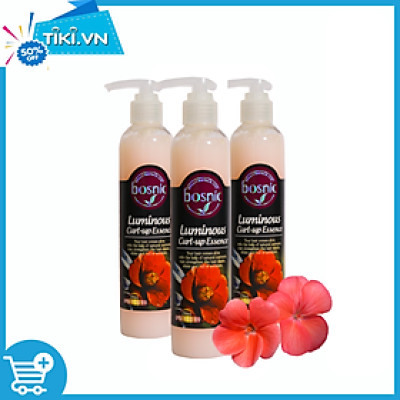 Kem Dưỡng Tạo Lọn Tự Nhiên Dành Cho Tóc Uốn - Luminous Curl Up Essence BOSNIC 250ML