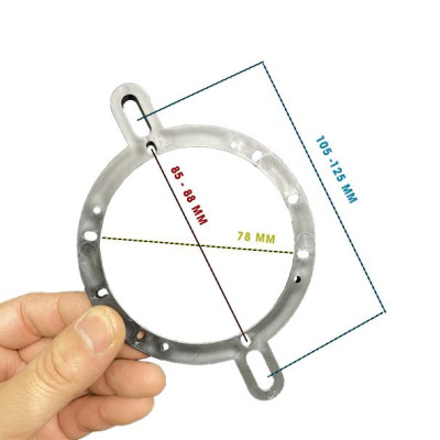 Combo Kèm Dưỡng Loa Trung Tâm và Loa Mid Dành Cho Toyota Cross - Walker VMM35 CAR AUDIO