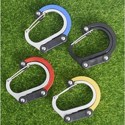 Khoá xoay đa năng D-loại carabiner du lịch ngoài trời