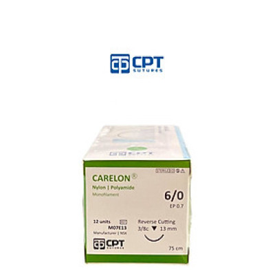 Chỉ phẫu thuật không tiêu CPT Carelon Nylon số 6/0 - M07D13 / M07E13