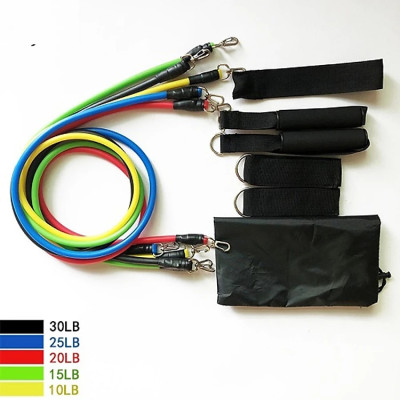 Dây Đàn Hồi Tập Gym - Bộ 11 Dây Kéo Tập Thể Dục, Dây Cao Su Tập Gym, Dây Đàn Hồi Tập Thể Hình, Dây Đàn Hồi Tập Gym, Bộ Dây Tập Thể Lực 11 Món - Hàng chính hãng