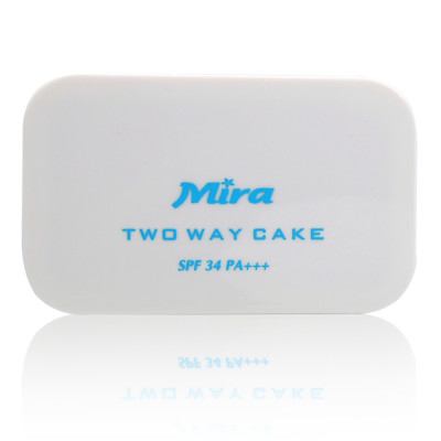 Phấn nén trang điểm siêu mịn Mira Two Way Cake Hàn Quốc 12g No.23 Natural Beige tặng kèm móc khoá