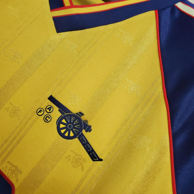 Áo Bóng Đá Retro Arsenal 1988 - Sân Khách bản cao cấp vải Cotton Polyester