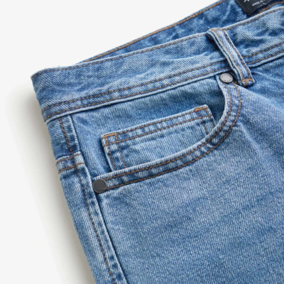 Quần jean nam RT form Straight màu Xanh ( form suông) - ROUTINE 10F24DPA010 | ROUTINE CÀ MAU