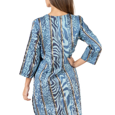 Đầm Boho Kết Ánh Kim Cotton Isla Bonita