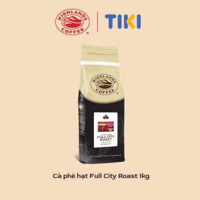 Cà phê hạt Full City Roast Highlands Coffee 1kg
