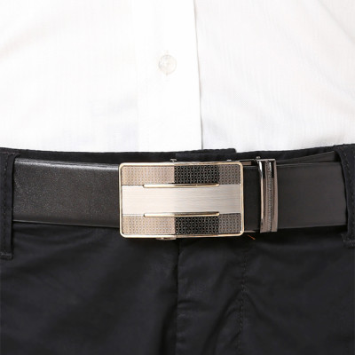 Thắt Lưng Nam Đầu Tăng Huy Hoàng HT4126 (120 x 4 cm) - Đen