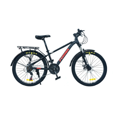 Xe Đạp Địa Hình MTB KM24 - FORNIX - Vòng Bánh 24"- Khung Thép Không Mối Hàn- Bảo Hành 12 Tháng