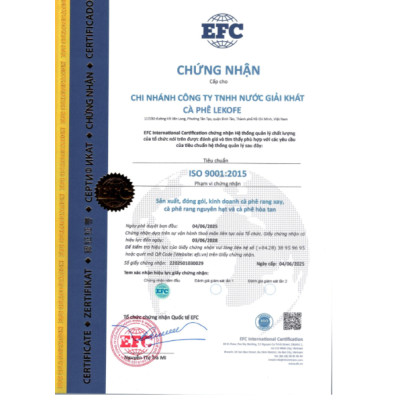 Cà phê hòa tan vị dừa 4in1 Lekofe  100% cà phê nguyên chất Đậm vị cà phê béo vị dừa Túi 24 gói 432g