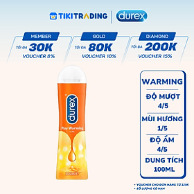 Gel bôi trơn Durex Play Warming 100ml