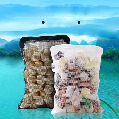 Sứ Lọc Hồ Cá túi 1KG và 1 túi đựng vật liệu lọc bể cá SIZE TO 37 x 29cm