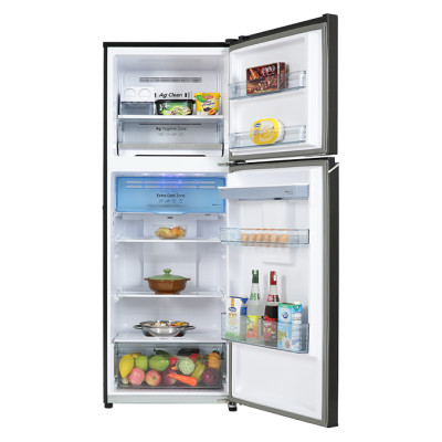 Tủ lạnh Panasonic Diệt Khuẩn 366L NR-TL381GVKV Lấy Nước Ngoài Kháng Khuẩn -  Bộ Cảm biến Econavi - Ngăn Đá Trên - Hàng Chính Hãng