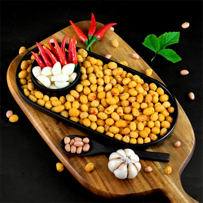 Đậu phộng tỏi ớt 260g DGfoods/Chili & garlic coated peanuts/Ăn chay được/ HVNCLC/ Đặc sản Cần Thơ
