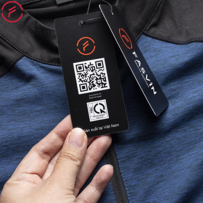 Áo thể thao nam Fasvin AC22519.HN cổ tàu chất Melanger vải mềm mại co giãn thoải mái.