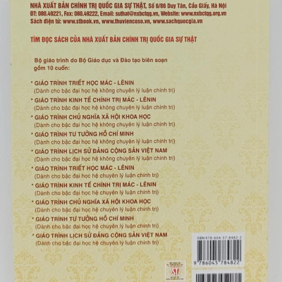  Giáo trình Lịch sử Đảng Cộng sản Việt Nam (Dành cho bậc đại học hệ không chuyên lý luận chính trị) 