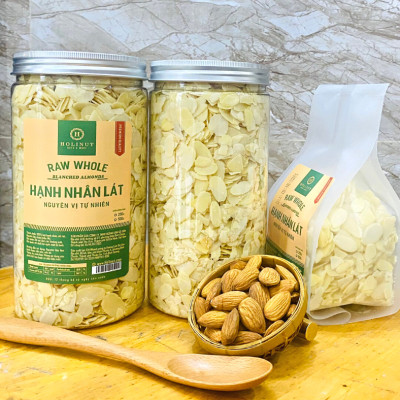 Hạnh Nhân Lát Mỹ - Hạt hạnh nhân cắt lát làm bánh, làm sữa hạt