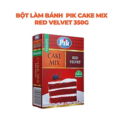 Bột làm bánh PIK CAKE MIX RED VELVET 350G