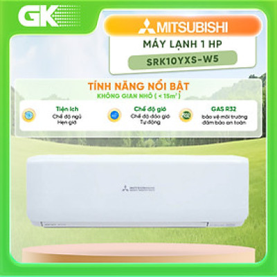 Máy lạnh Mitsubishi Heavy Inverter 1.0 HP SRK10YXS-W5 - Hàng chính hãng - Chỉ giao HCM