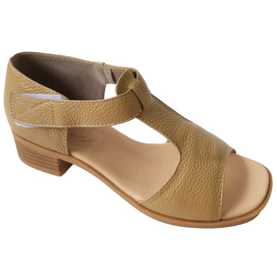 Giày Sandal BIGGBEN Da Bò Thật Cao 4 Phân SDCG108