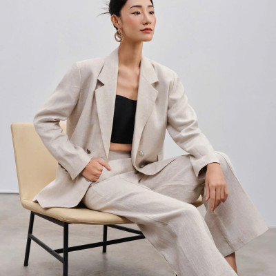 Quần Ống Suông Linen Lanh PAN063 thời trang thiết kế Hity