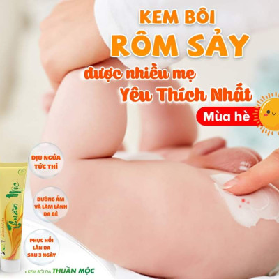 Combo kem bôi da thuần mộc ngừa rôm sảy chàm sữa nấm da đầu Thanh Mộc Hương 16g