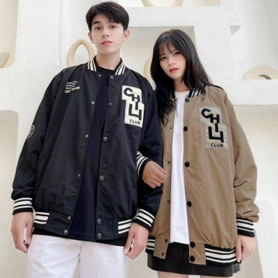 ÁO KHOÁC DÙ Bomber 2 Lớp lót Das (M1540 - Jacket Thêu Chili)