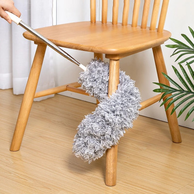 Chổi quét trần nhà KG12S gấp gọn, lau bụi, quét nhà thông minh, đa năng cán dài inox rút gọn gập được 90 độ kéo ra 3m - Hàng chính hãng