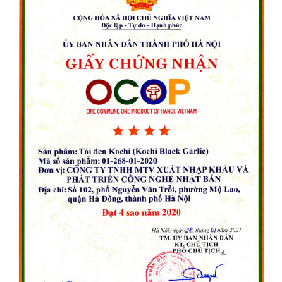 Tỏi Đen Kochi Cô Đơn Xuất Khẩu Hộp 250g