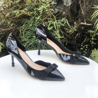 Giày cao gót da bóng nữ thời trang phong cách 21544
