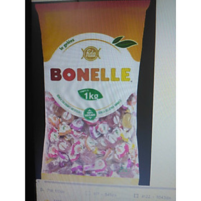 Kẹo Bonelle hương vị trái cây 1kg 